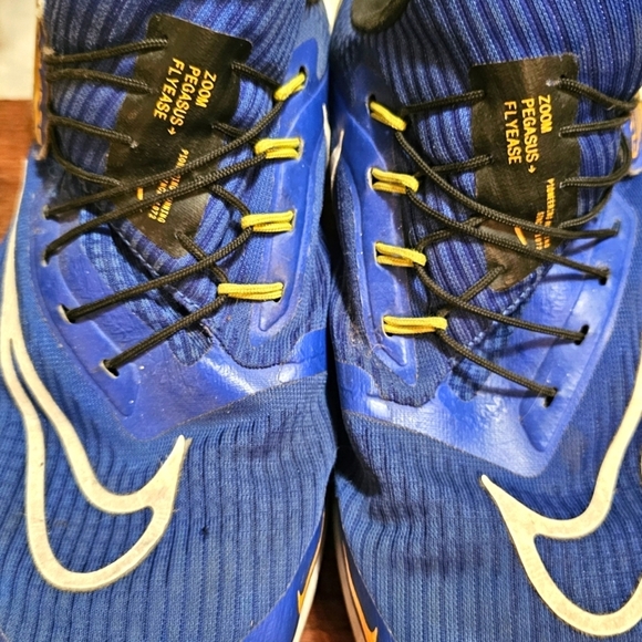 Mens Nike Fly Ease Blue Slip On Velcro Shoes Size 9 - Picture 5 of 6